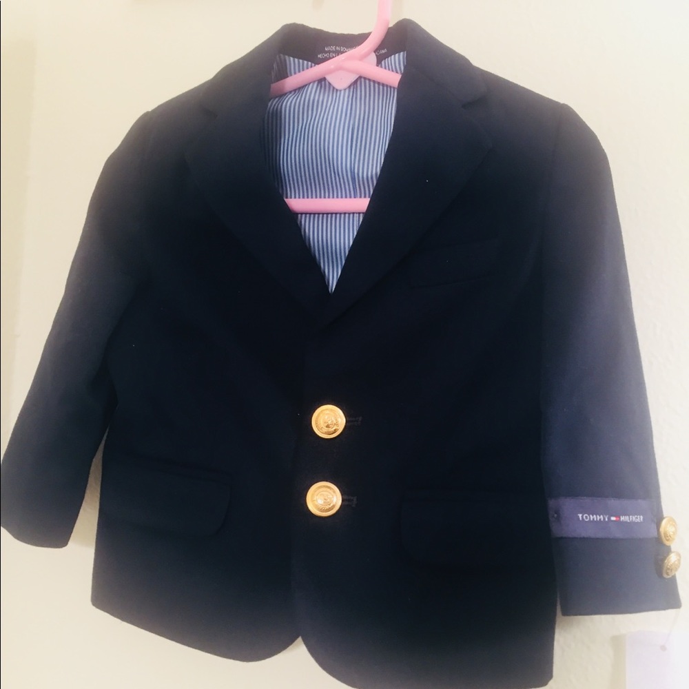 BRAND NEW Set/Tommy Hilfiger Baby Boy Blazer/Pants